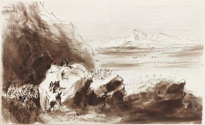 Hannibal First Sees Italy by John Wilson Carmichael