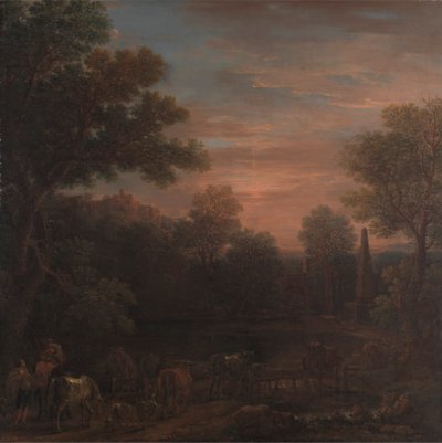 Classical Landscape: Evening by John Wootton