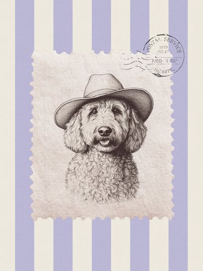 Cowboy Doodle Stamp by Jolly and Dash