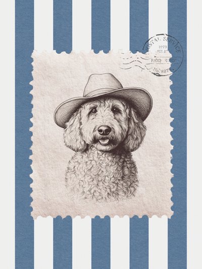 Doodle Dog Cowboy Stamp by Jolly and Dash