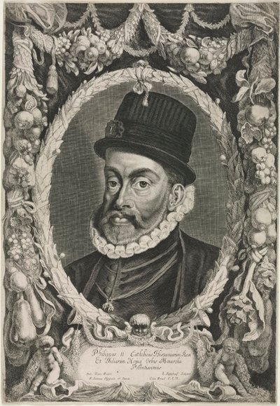 Portrait of Philip II, King of Spain, 1644 by Jonas Suyderhoef