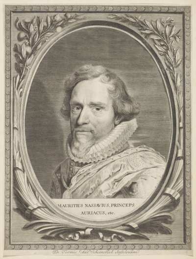 Portrait of Maurice, Prince of Orange (Comites Nassoviae) by Jonas Suyderhoef