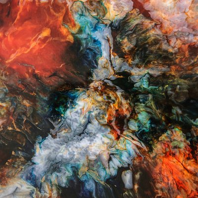 Vibrant Cosmic Swirl by Jonas Weikel