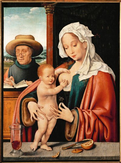 The Holy Family by Joos van Cleve