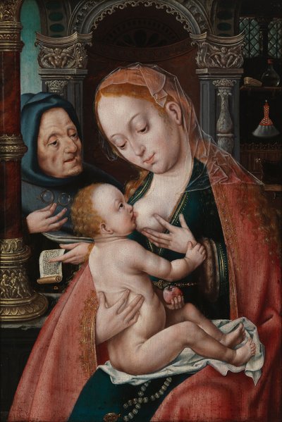 The Holy Family by Joos van Cleve