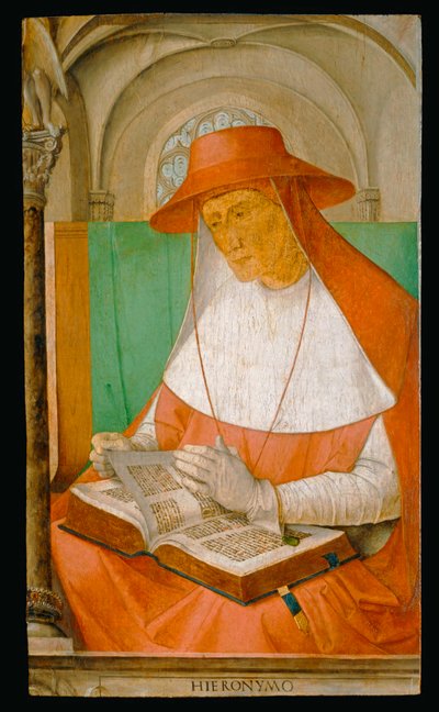 Jerome, Saint, Father of the Church by Joos van Gent (fl.1460-75)