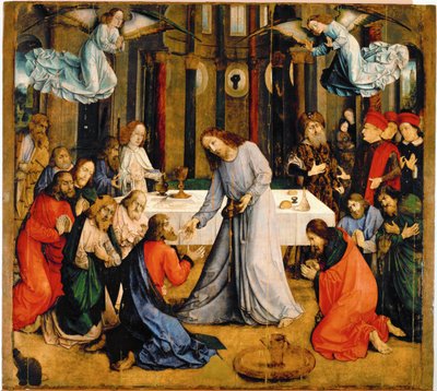 The Communion of the Apostles by Joos van Gent (fl.1460-75)
