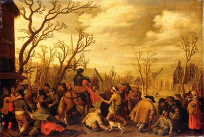 St Martin Cutting Off Part of his Cloak for a Beggar by Joost Cornelisz Droochsloot