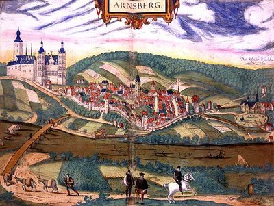 Map of Arnsberg, from 