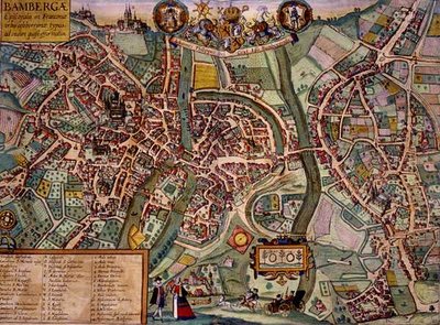 Map of Bamberg, from 