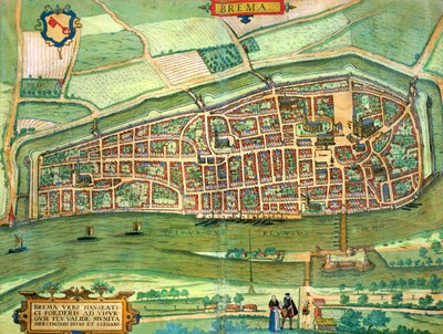 Map of Bremen, from 