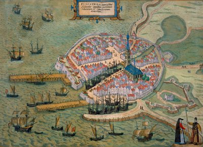 Map of Flissinga, from 