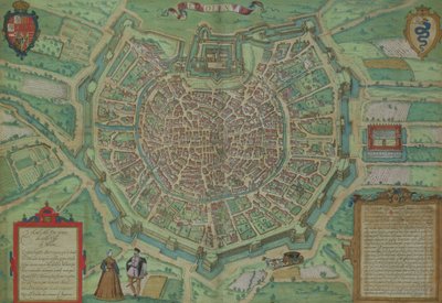 Map of Milan, from 