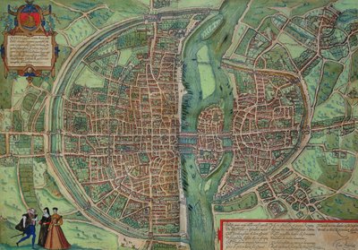 Map of Paris, from 