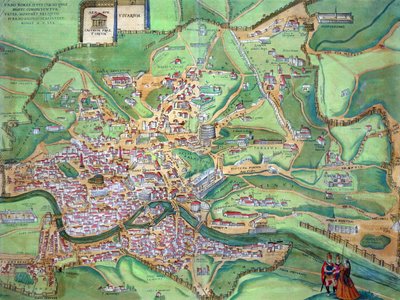 Map of Rome, from 