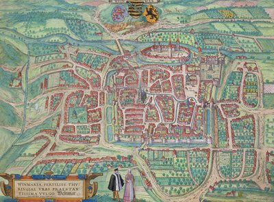 Map of Weimar, from 