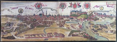 View of Cracow from the North-West, from 