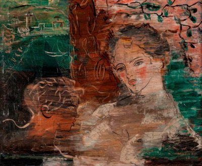 Two Figures. Mother and Child by José Moreno Villa