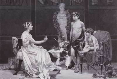 Cornelia, Mother of the Gracchi by Jose Garnelo y Alda