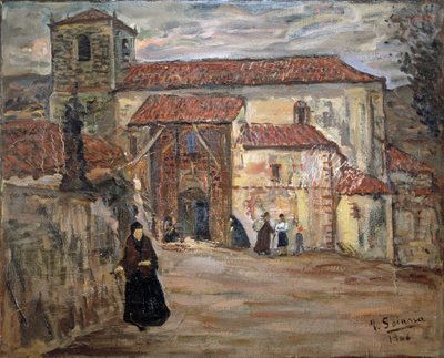 Village Church, 1906 by Jose Gutierrez Solana