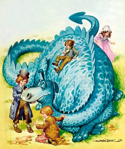 The Gentle Dragon by Jose Ortiz