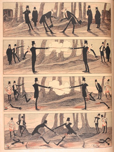 A duel with severe conditions. by Josef Benedikt engl