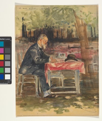 The painter A. Schönn in Karlsbad, 1893 by Josef Engelhart