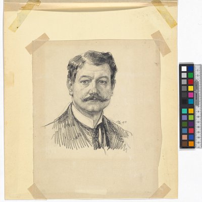 Self-Portrait Josef Engelhart 1914 by Josef Engelhart