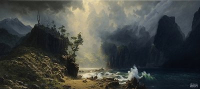 JJM Recreates Bierstadt-A: Puget Sound on the Pacific Coast by Josef Johann Michel