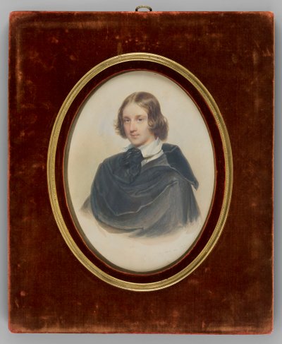 Adam Józef Potocki in His Youth (1822-1872), Son of Artur and Zofia from the Branicki Family by Josef Kriehuber