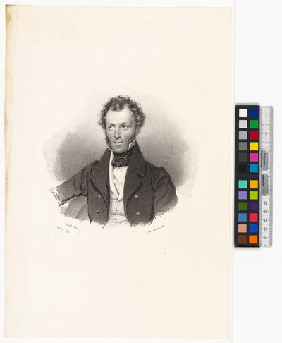Dr. Josef Berres (?) by Josef Kriehuber