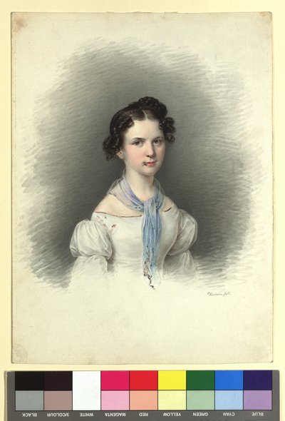 Miss Trentsensky (2nd sister of Mathias) by Josef Kriehuber