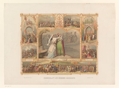 Scenes from the History of Bohemia by Josef Vojtech Hellich