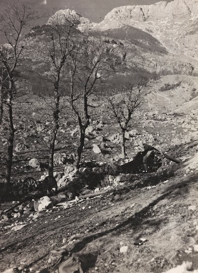 War zone (b/w photo) by Josef Zohles