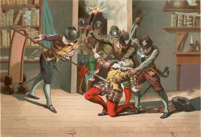 Death of Ramus by Josep or Jose Planella Coromina