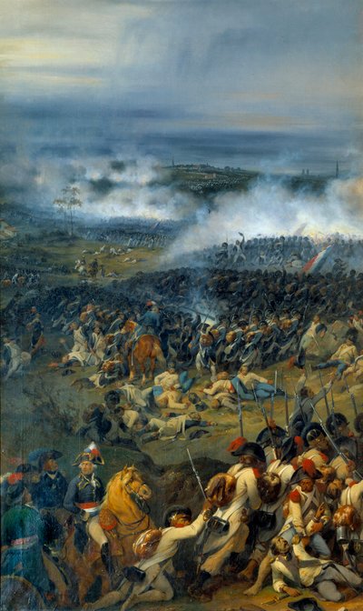 Battle of Anderlecht on November 13 by Joseph Louis Hippolyte Bellange