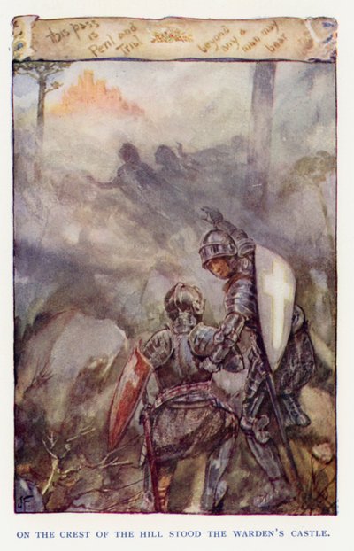 Illustration for Sir Knight of the Splendid Way by Joseph (after) Finnemore