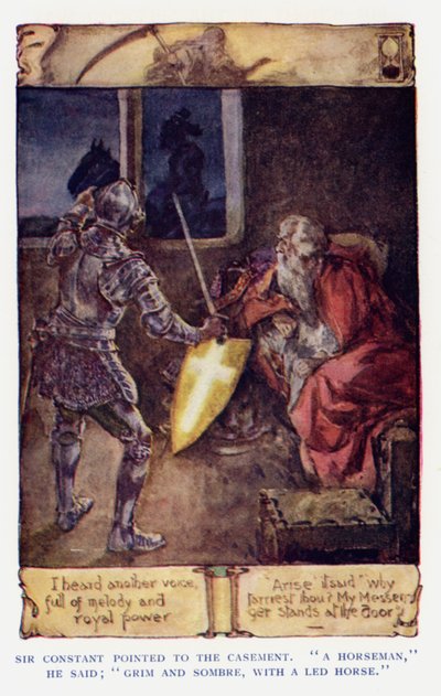 Illustration for Sir Knight of the Splendid Way by Joseph (after) Finnemore