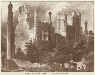 East Barsham Hall, Norfolk by Joseph (after) Nash