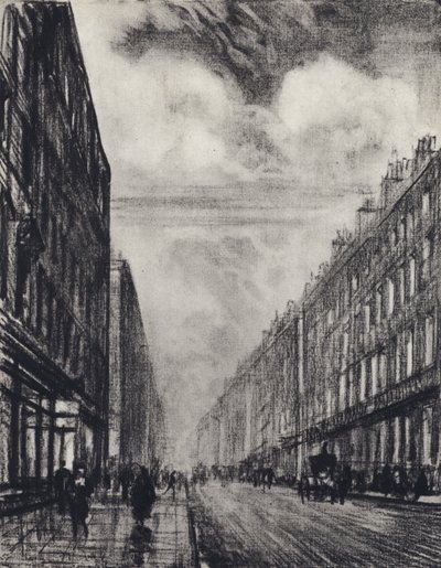 Baker Street (lithograph) by Joseph (after) Pennell