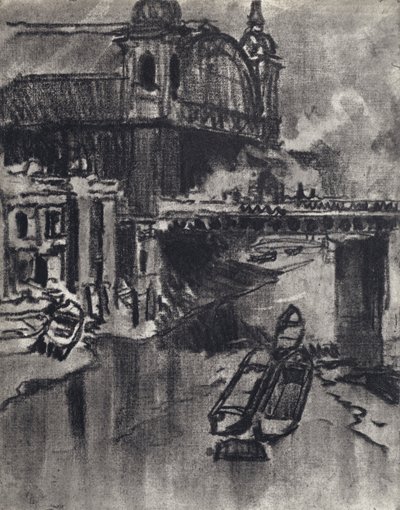 Cannon Street Station by Joseph (after) Pennell
