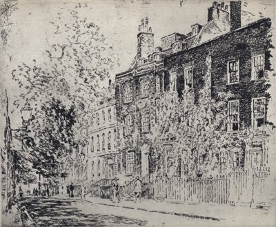 Great College Street by Joseph (after) Pennell