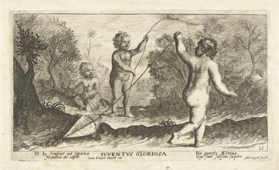 Children Flying Kites (Iuventus Gloriosa) by Joseph Antoine Cochet