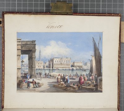 Venice, Pasted into the Title Page of Thomas Moody