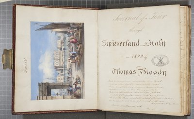 Venice, Pasted into the Title Page of Thomas Moody
