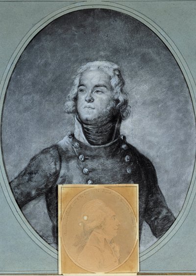 Portrait of General Louis Lazare Hoche and Anarchasis Cloots by Joseph Boze