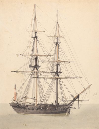 Single Corvette. Bow Forward by Joseph Cartwright