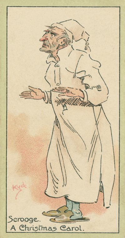 Scrooge, A Christmas Carol by Joseph Clayton (1856-1937) (after) Clarke