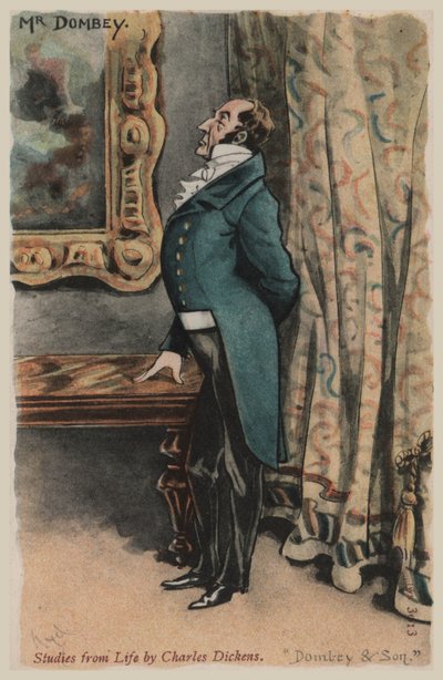 Mr. Dombey, Dombey & Son by Joseph Clayton  Clarke