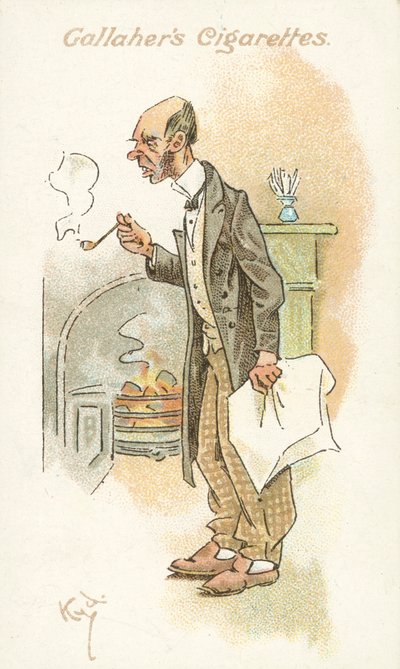 Votaries of the Weed No 20 by Joseph Clayton (1856 1937) Clarke